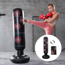 Heavy Duty Free Standing Boxing Punch Bag Kick Art UFC Training Indoor Sports UK