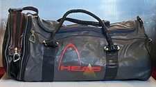 Head Monte Carlo Vintage Gym Bag Holdall Travel Weekend Grey Red 1990's Sports