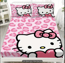 Sanrio Fitted Sheet and 3pcs