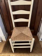 Laura Ashley woven Rush/Reed Seat Farmhouse ladder back Style  Chair
