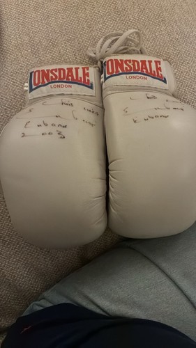 Chris eubank signed - signed, boxing