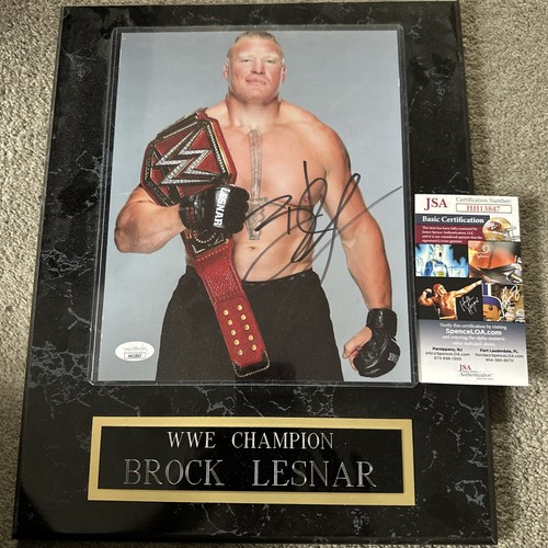 Wwe brock lesnar - wwe, signed