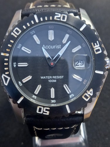 Accurist men mb769 black - accurist,