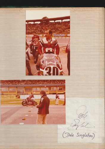 Dale singleton autograph - dale,