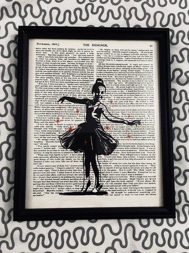 Framed street art - framed, (black)