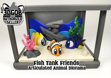 Fish Tank Friends 3D Printed