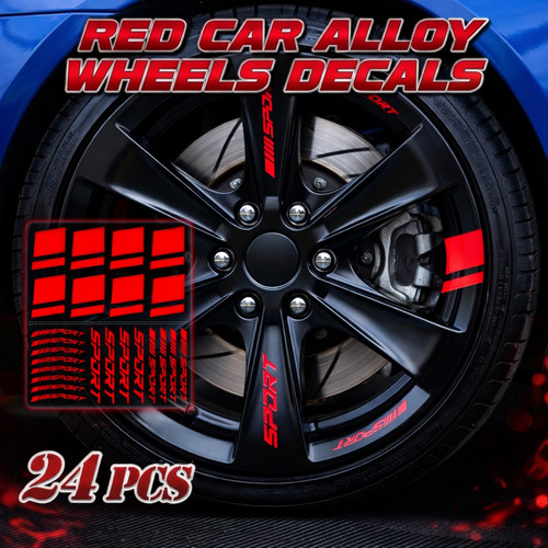 24pcs red sport - 24pcs,