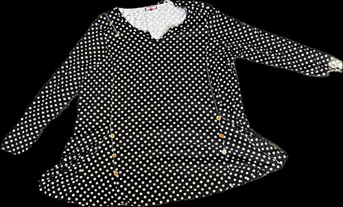 Joe browns black white polka - black,