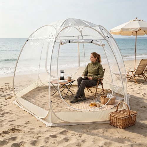 Pop bubble tent transparent - pop-up,