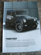 TWISTED PERFORMANCE DEFENDER LAND ROVER  ADVERT A4 FILE 31