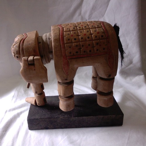 Hand carved painted - hand,