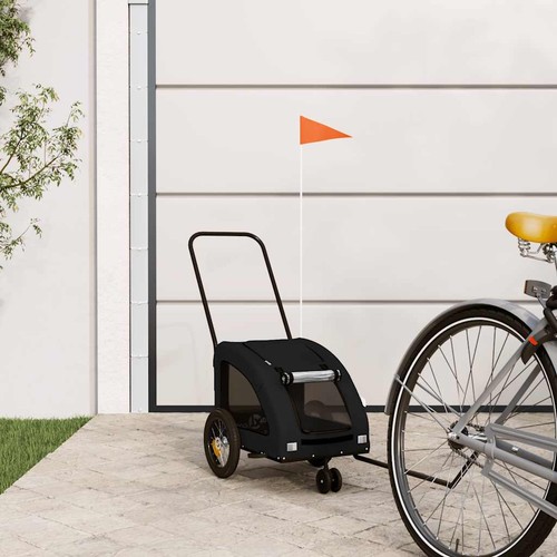 Dog bike trailer - dog, oxford