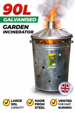 90L Galvanised Garden