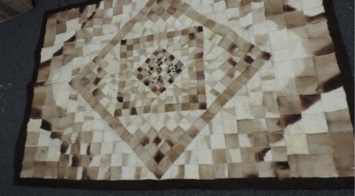 Animal skin rug from - skin, africa