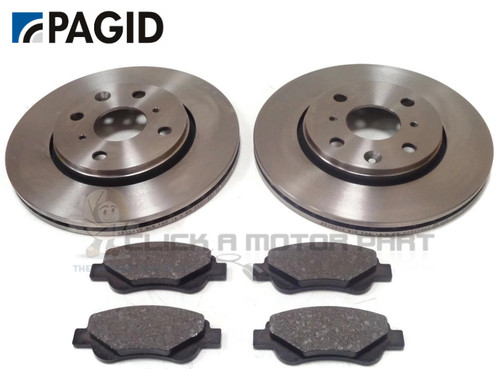 Pagid front brake discs - brake,