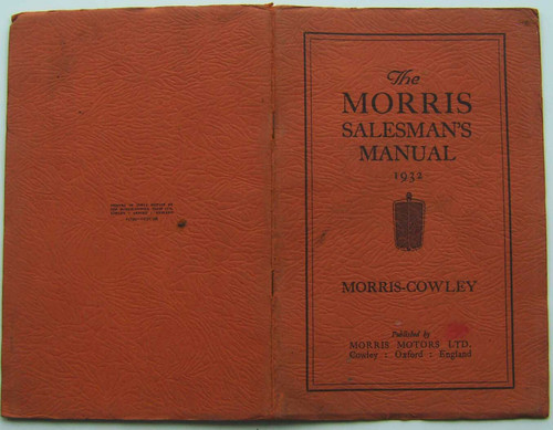 Morris cowley 1932 original - morris,