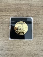 Gold Plated 1oz 24K Krugerrand Coin South Africa in capsule Fantastic Quality