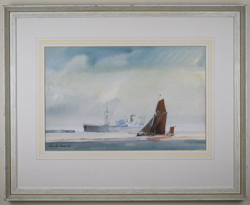 Thames sailing barge - thames,