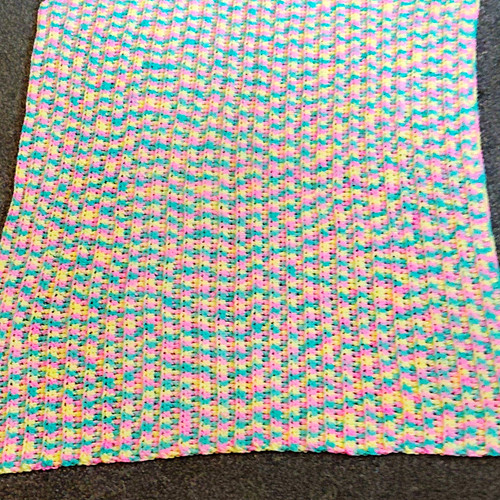 Multicoloured crochet knit - multicoloured, crochet/knit