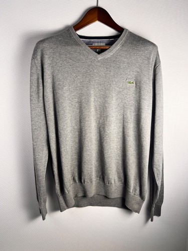 Lacoste knit jumper cotton - lacoste,
