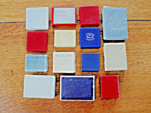 Empty card boxes as used - 14,