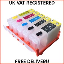 5 & 8 Refillable Cartridges For Canon MP600 MP610 MP800 MP810 (Set) non-oem