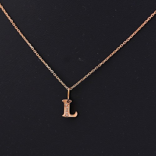 Damiani necklace letter in - necklace,