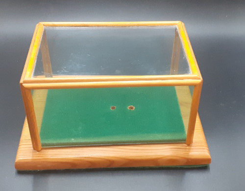 Wood framed glass - framed, case