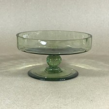 Vintage Hand Blown Green Glass
