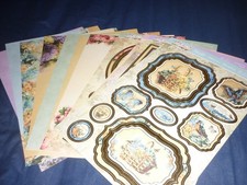 4 HUNKYDORY ADORABLE SCORABLE GARDEN PARTY KITS 4 A4 TOPPERS-8 A4 CARDS