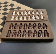 Ornate Chess Set.  Chinese