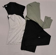Ladies Tops Clothes Bundle H&M Size M long sleeve short sleeve Black Grey Green 