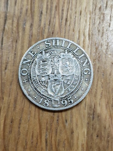 1895 queen victoria - victoria, shilling