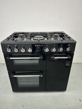 Smeg bm93bl 90cm - black, dual