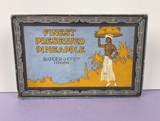Batger & Co. Finest Preserved Pineapple Original Vintage Pictorial Sweet Box