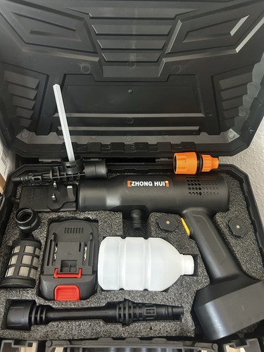 Cordless pressure washer with - cordless,