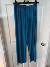 Ladies Teal Trousers Size 12