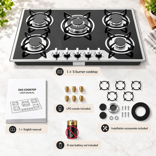 Burner gas stove - 5, iron