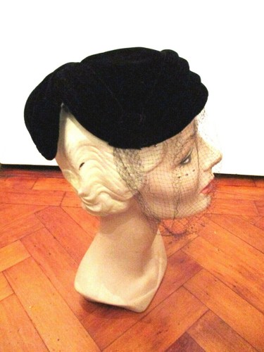 Beautiful vintage 1950s hat - 1950s,
