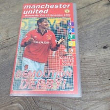 310 VHS MANCHESTER UNITED - DEMOLITION DERBY 1994 MUV13
