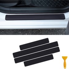 4x Carbon Fiber Car Door Plate