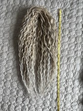 50 Double Ended Curly Dreadlock Extensions - Ash Blonde UK Seller