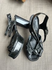  Vintage 70’s Platform Shoes Black 4