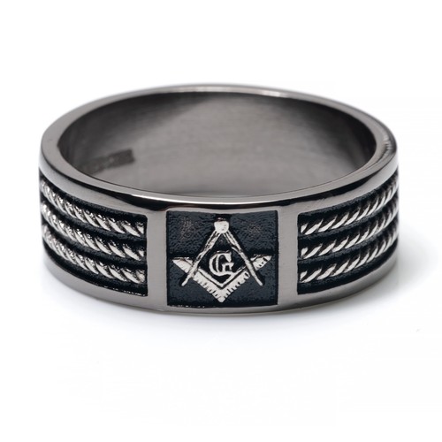 Men masonic ring - ring, 316l