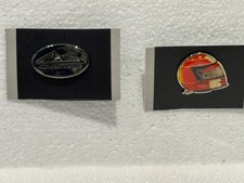 MICHAEL SCHUMACHER SIGNATURE SERIES FORMULA ONE F1 2 PIN BADGES