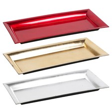 Decorative Rectangle Serving Tray Platter Festive Dinning Table Dinner plates