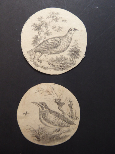 Miniature roundel lithographs