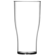 Plastic beer pint glasses - glasses,