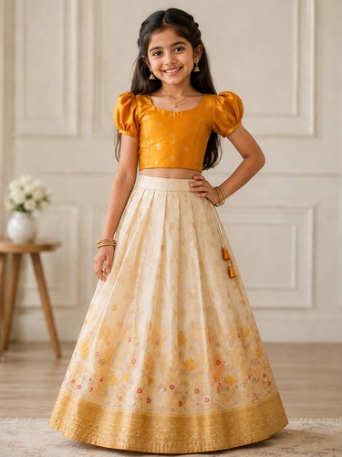 Pattu pavadai indian - pavadai, girls'