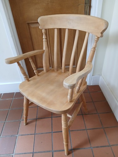 Solid hardwood carver chair - hardwood,